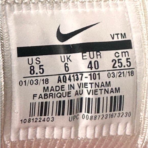 Nike Air Max 97 Corduroy Sail Volt Glow Arctic Pink Red. Good Cond. Women’s 8.5 - Picture 8 of 8